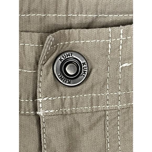 Kuhl Kendra Hiking Pants Women’s 8 R Lightweight Mid Rise Outdoor Stretch Khaki - Picture 10 of 12